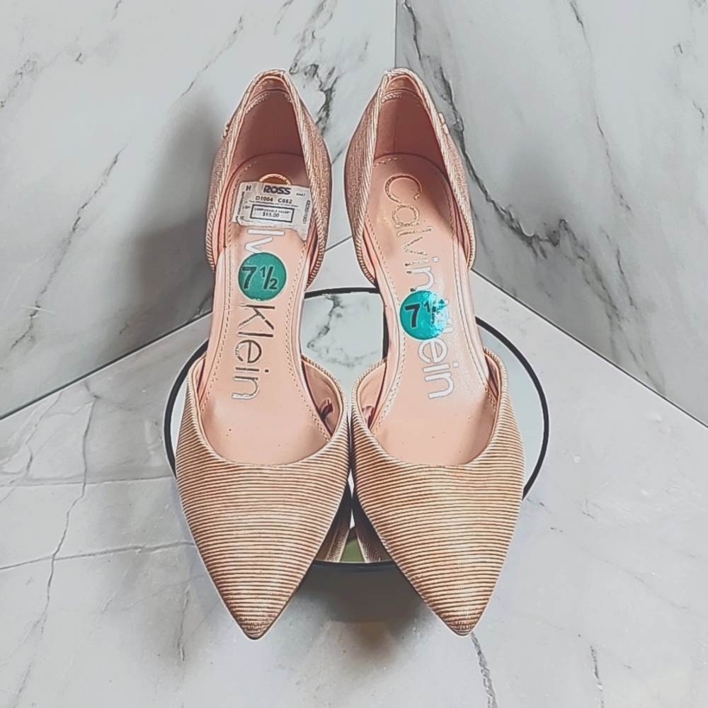 Calvin Klein  women's Gloria  pump  S 7.5,Ash rose  3"